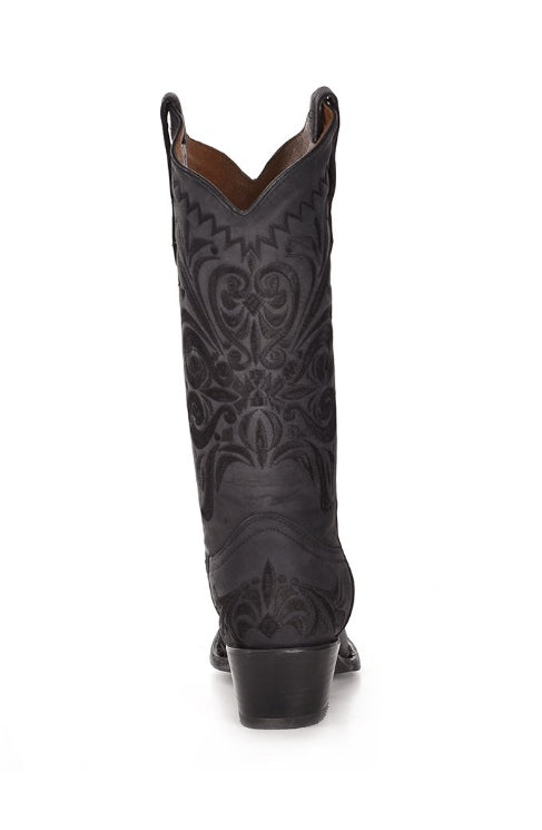 Circle G Women's Black Filigree Western Boots