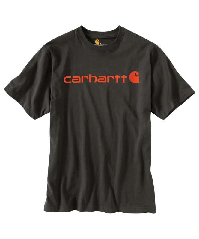 Carhartt Men's Signature Logo Short-Sleeve T-Shirt