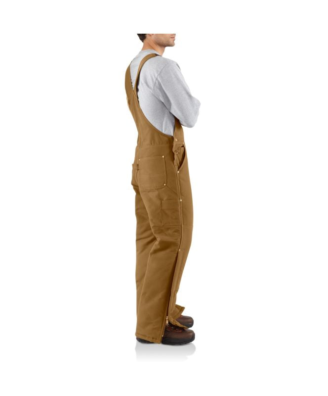 Men's Duck Bib Overall / Arctic Quilt Lined