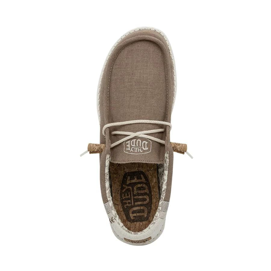 Hey Dude Men's Wally Break Stitch Clay