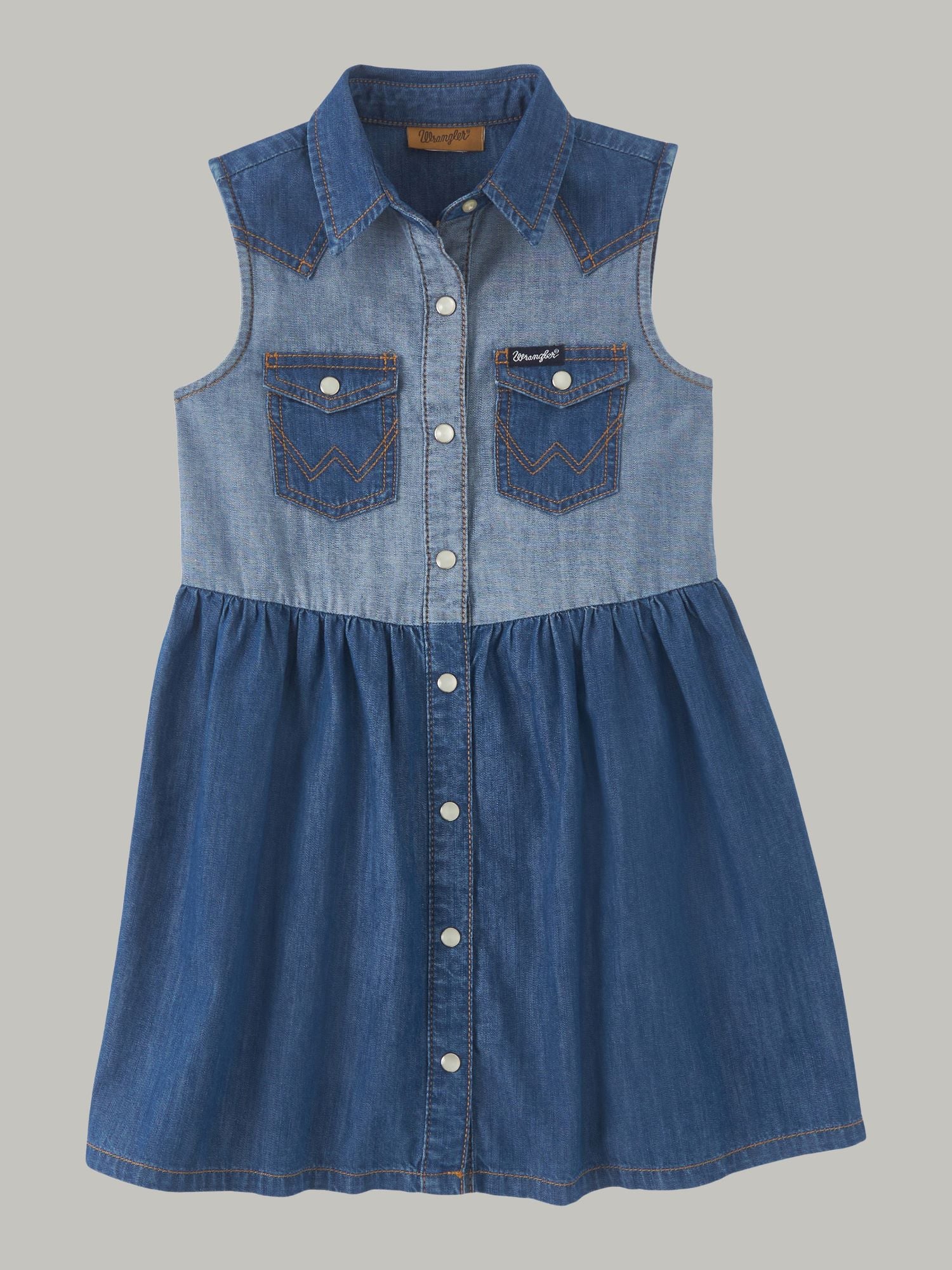 Wrangler Girl's Western Denim Dress