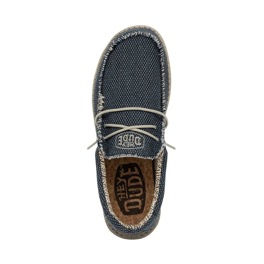 Hey Dude Men's Wally Braided Blue Night