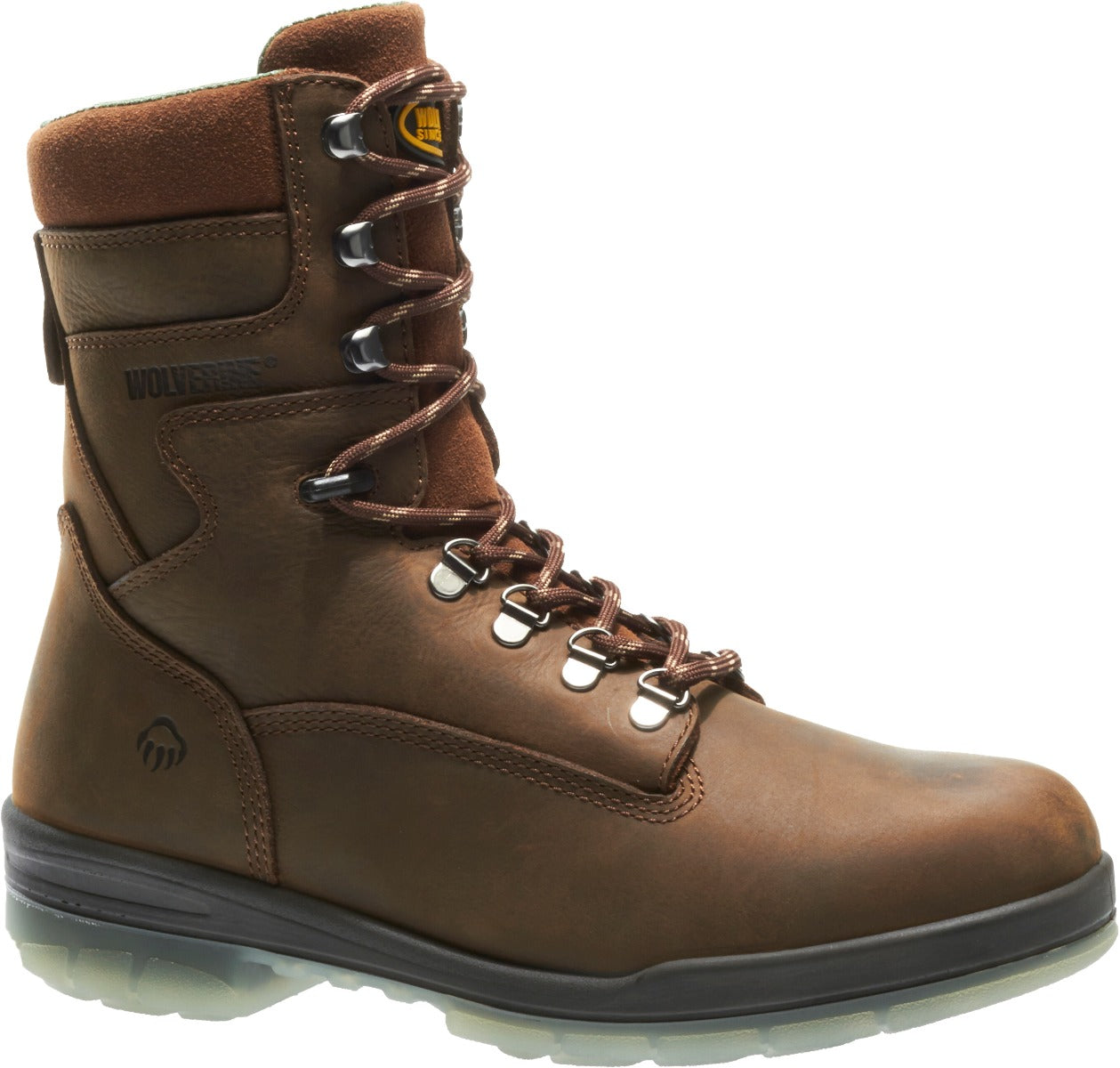 Wolverine Men's I90 Durashocks Waterproof Insulated 8" Work Boot