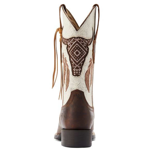 Ariat Women's Round Up Southwest Stretchfit Western Boot