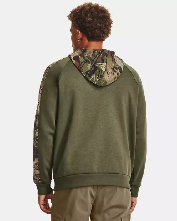 Under Armour Men's UA Rival Fleece Camo Blocked Hoodie