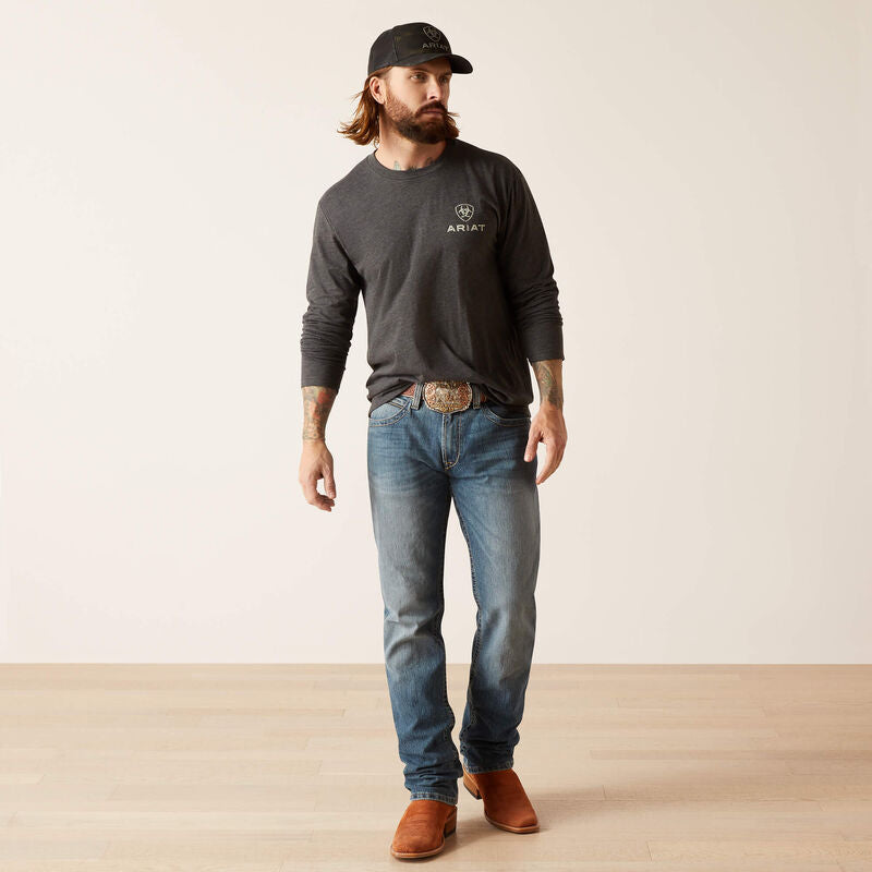 Ariat Men's Wooden Flag T-Shirt