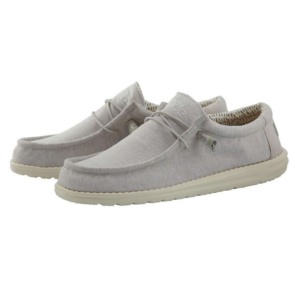 Hey Dude Men's Shoe Wally Chambray Grey