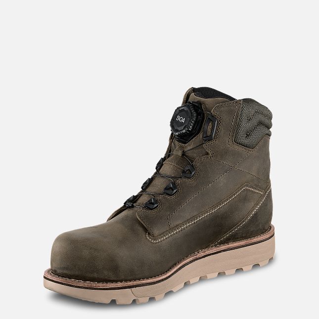 Red Wing Men's Boa Traction Tred Lite 6" Safety Toe Work Boot