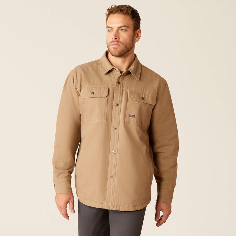 Ariat Men's Rebar Canvas Shirt Jacket BIG & TALL