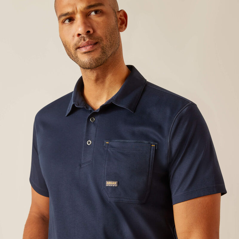 Ariat Men's Rebar Foreman Short Sleeve Polo