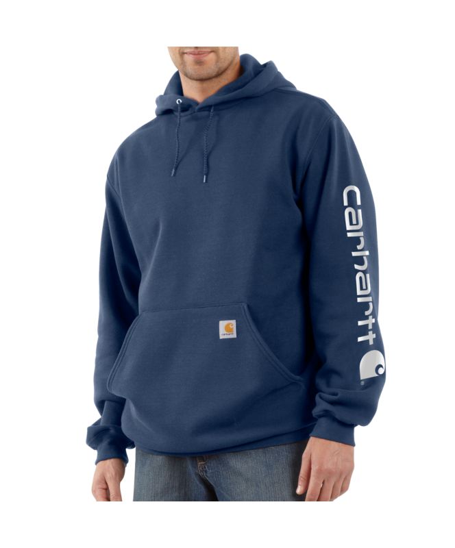 Carhartt Men's Midweight Hooded Logo Sweatshirt