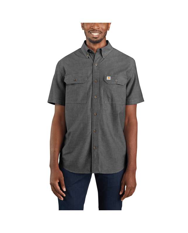Carhartt Men's Loose Fit Midweight Chambray Short-Sleeve Shirt