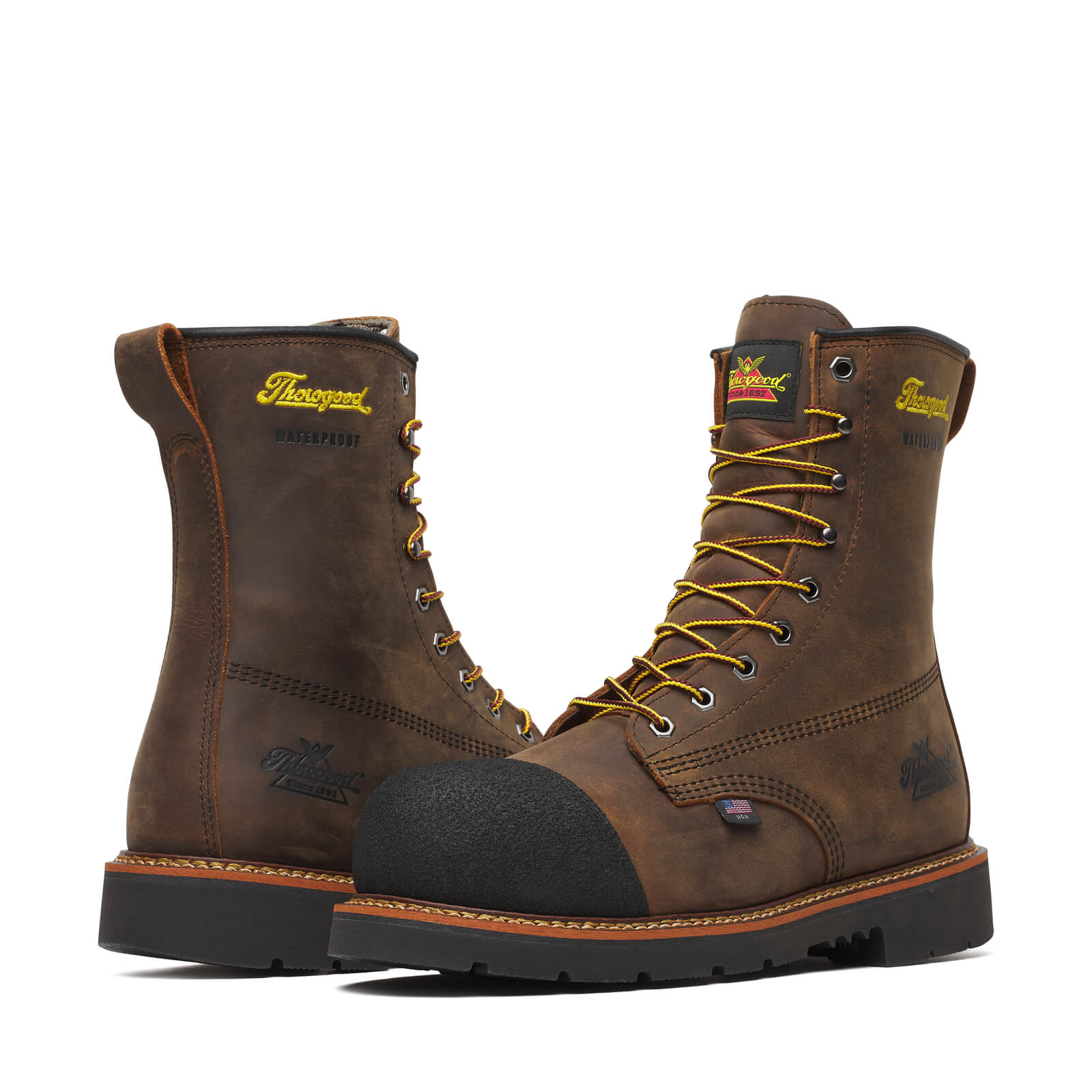 Thorogood Men's Hammerhead – 8" Crazy Horse Nano Toe