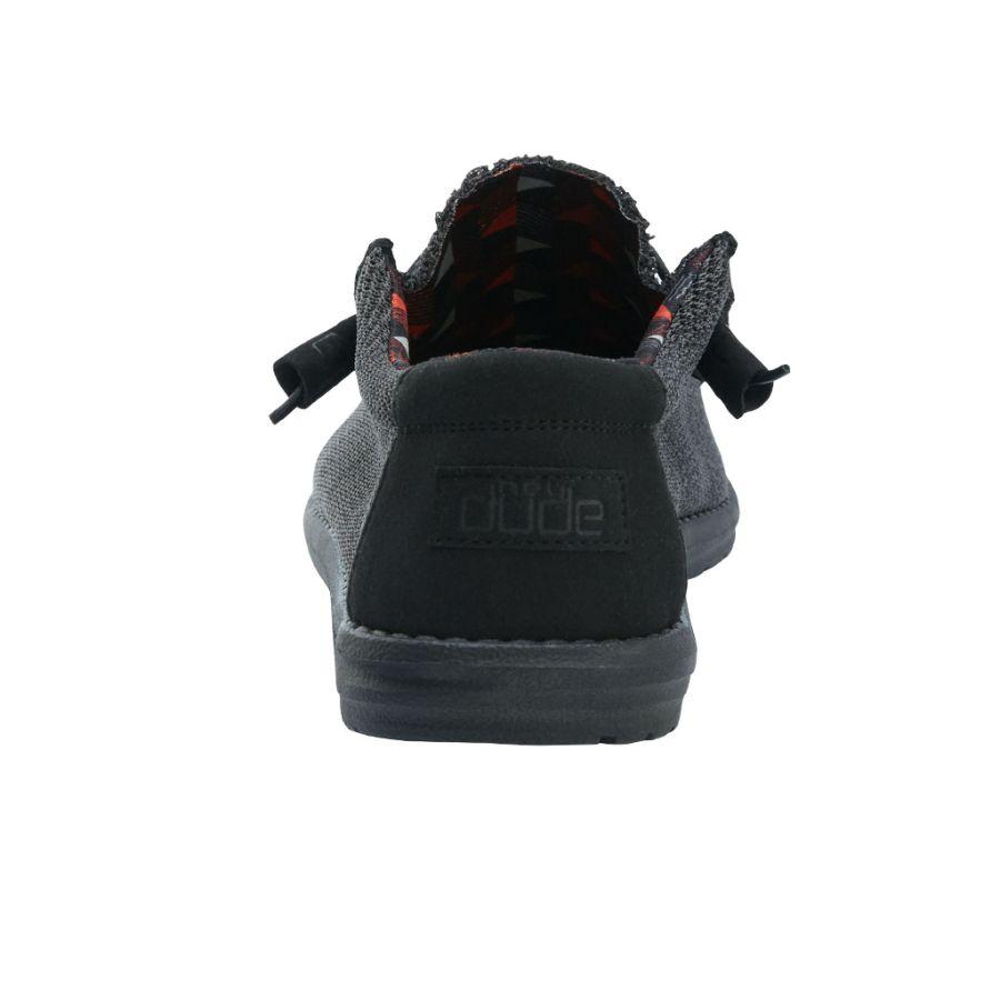 Hey Dude Men's Shoe Wally Sox Jet Black