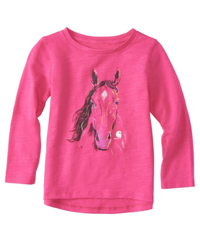 Carhartt Toddler Girl's Crayon Horse Tee