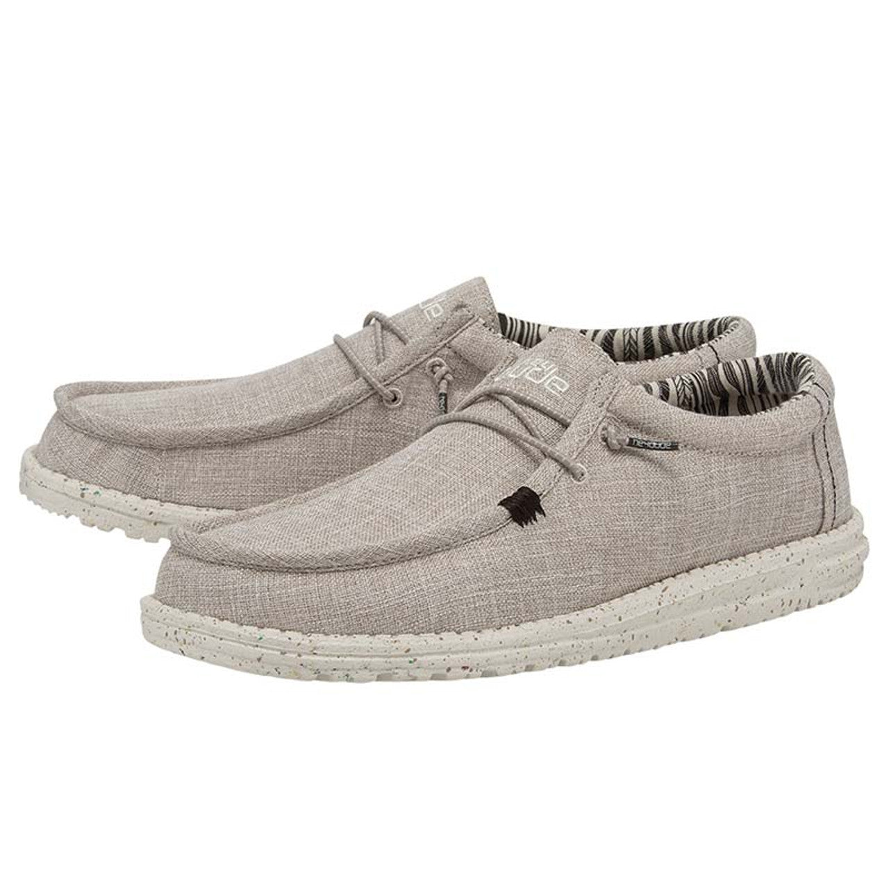 Hey Dude Men's Wally Eco Linen Beige