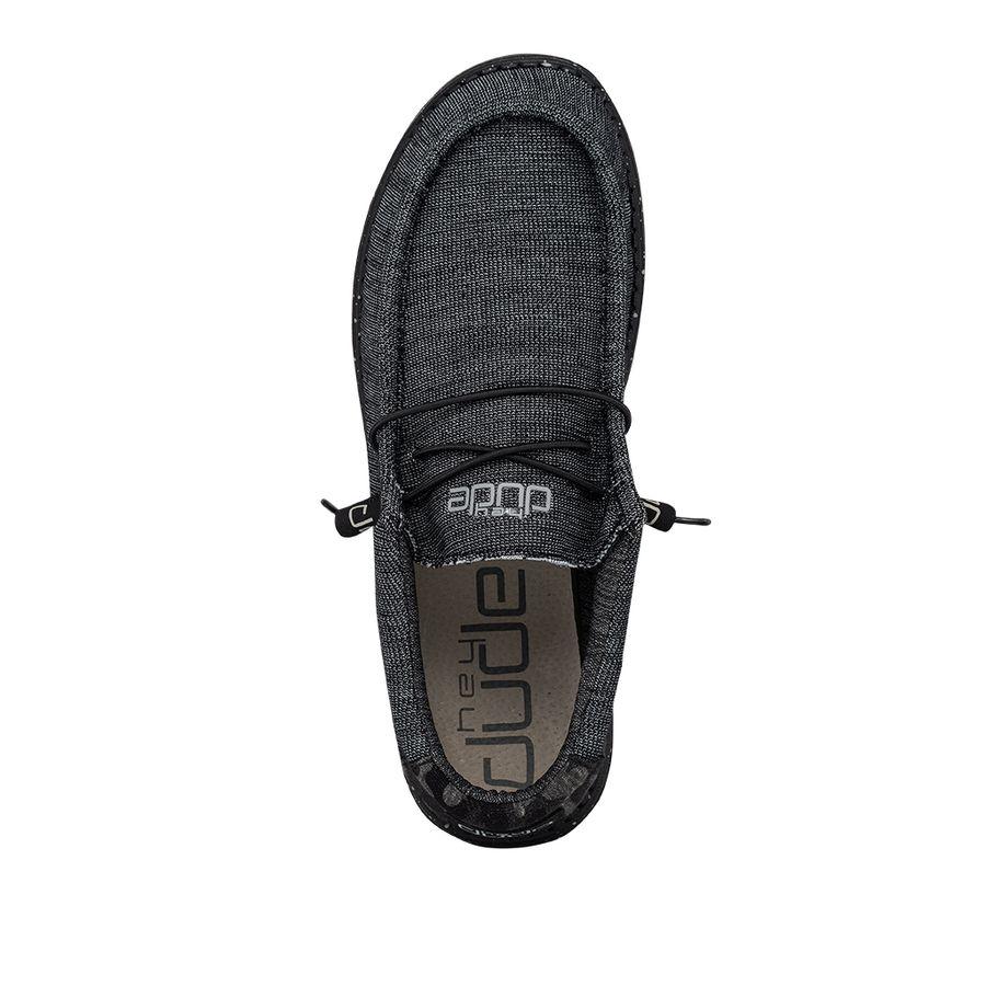 Hey Dude Men's Shoe Wally Stretch Midnight Bunker