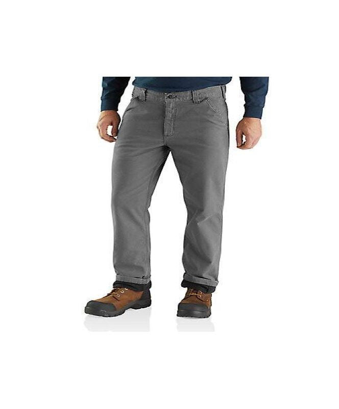 Carhartt Men's Rugged Flex Rigby Dungaree Knit Lined Pant