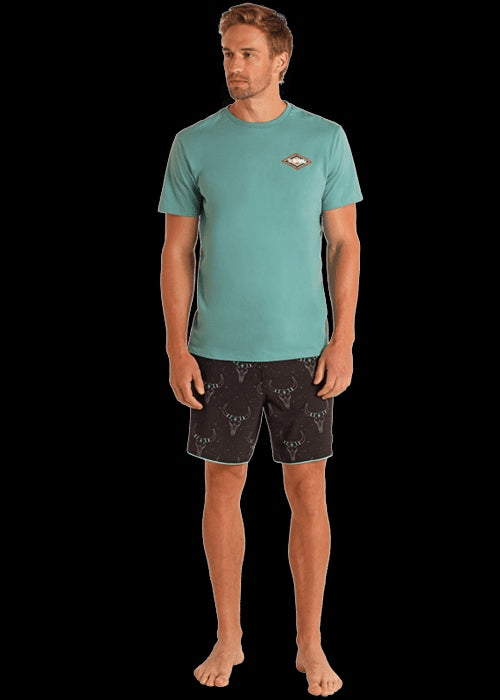 Rock & Roll Men's Longhorn Swim Board Shorts