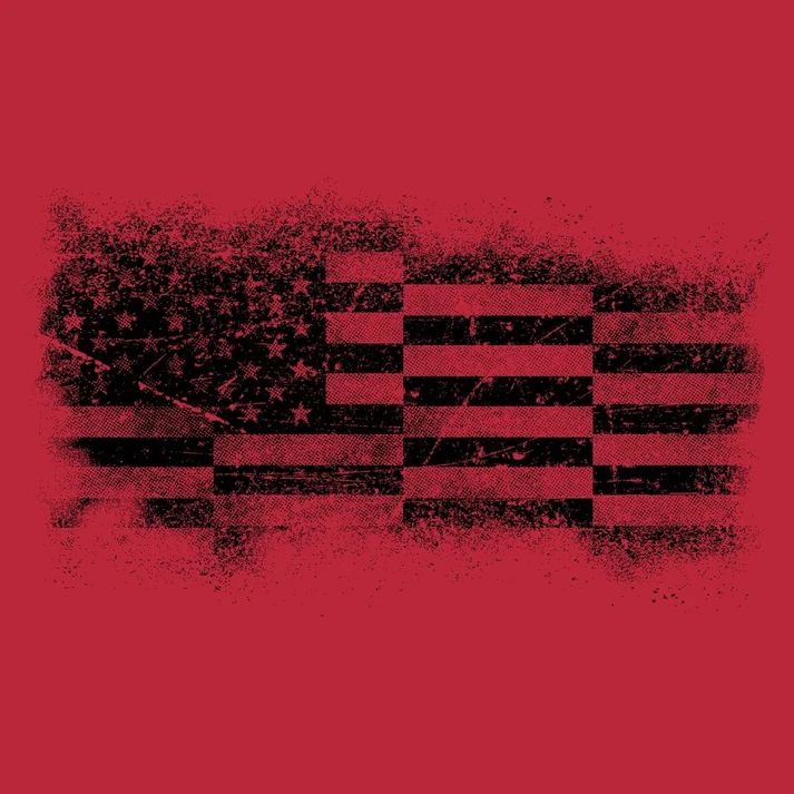 Grunt Men's Bar Flag T-Shirt