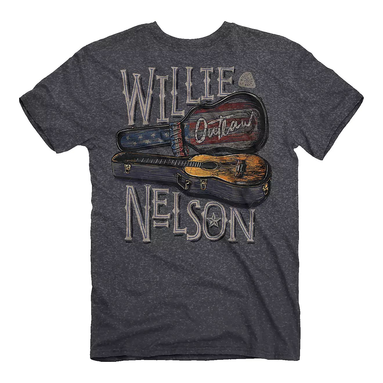 Buckwear Willie Nelson Outlaw Guitar T-Shirt