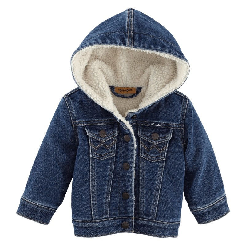 Wrangler Toddler Long Sleeve Denim Button Down Jacket