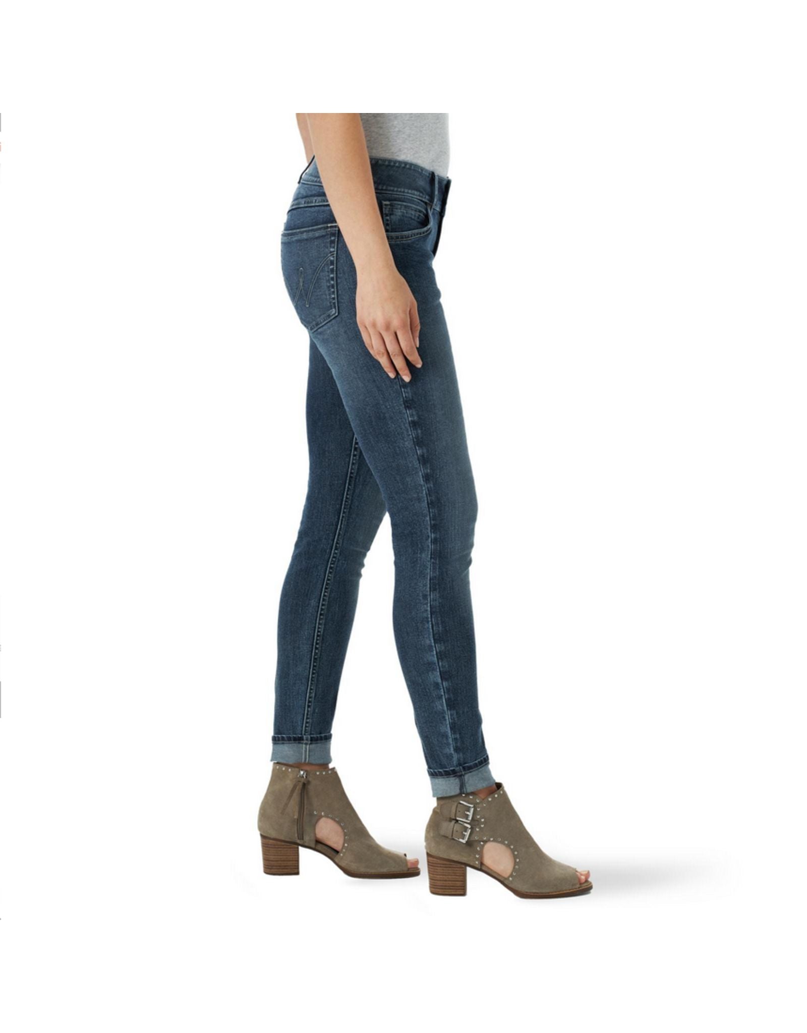 Wrangler Women's Essential Skinny Mid Rise Jean