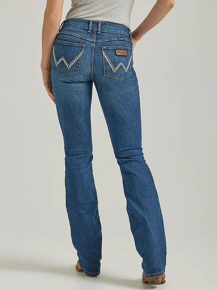 Wrangler Women's Retro Mae Mid Rise Bootcut Jean