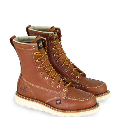 Thorogood Mens American Heritage 8" Tobacco Moc Toe Maxwear Wedge