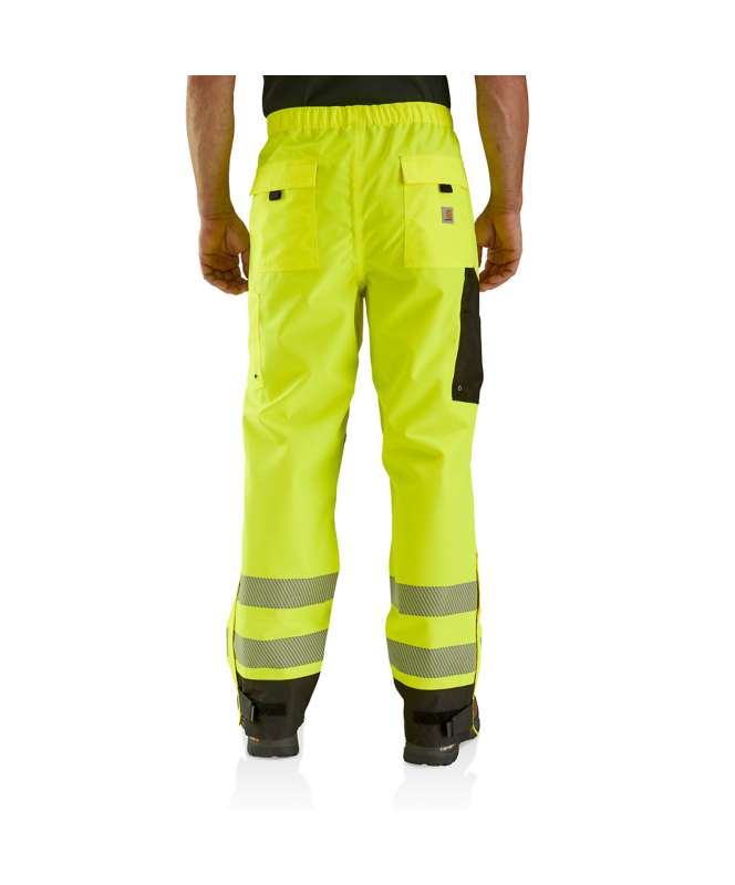Carhartt Men's High-Viisibility Class E Waterproof Pant BIG & TALL