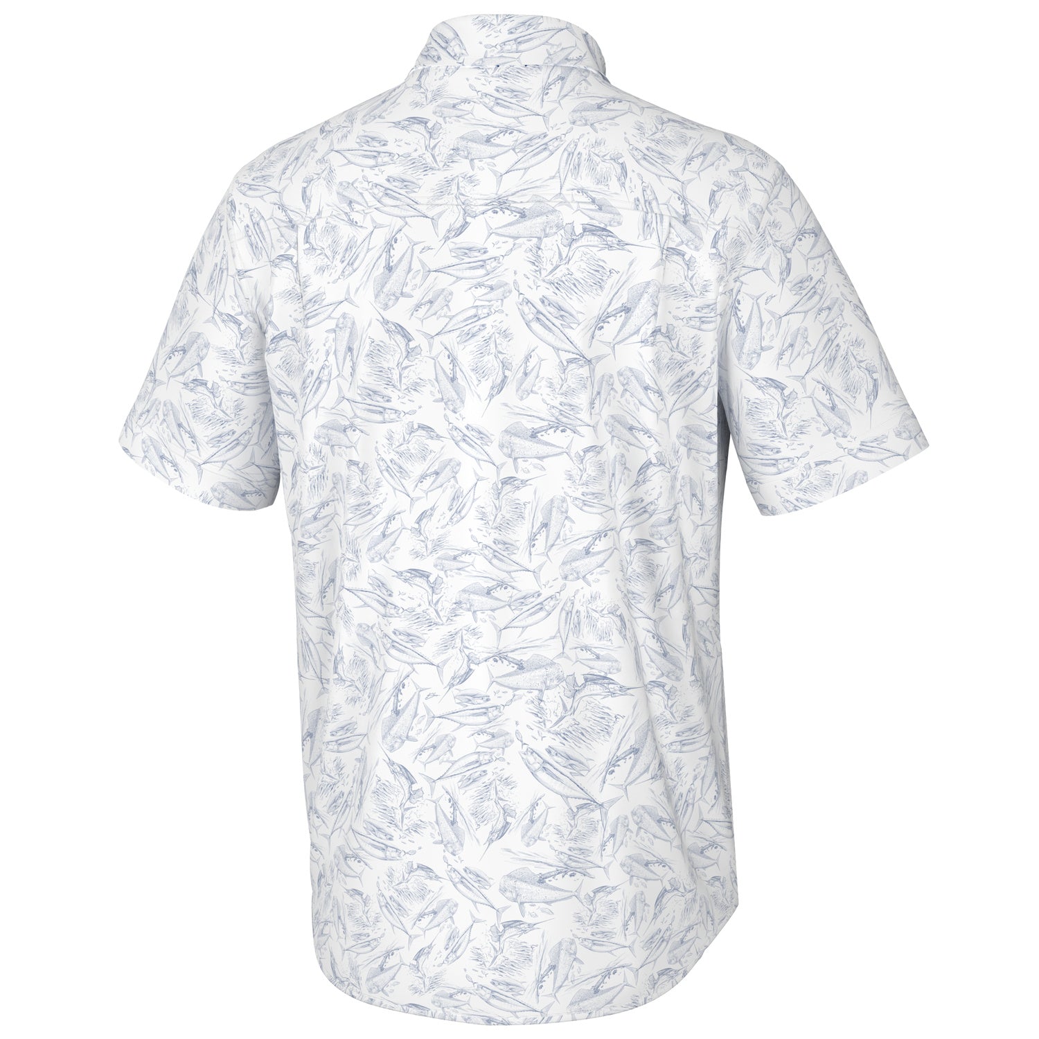 Huk Men's KC Kona Fish Chaos Shirt