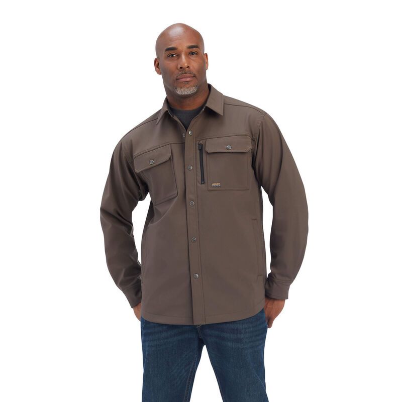 Ariat Men's Rebar DuraStretch Utility Softshell Shirt Jacket