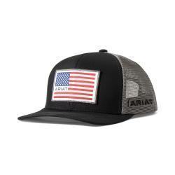 Ariat Men's American Flag Patch Cap