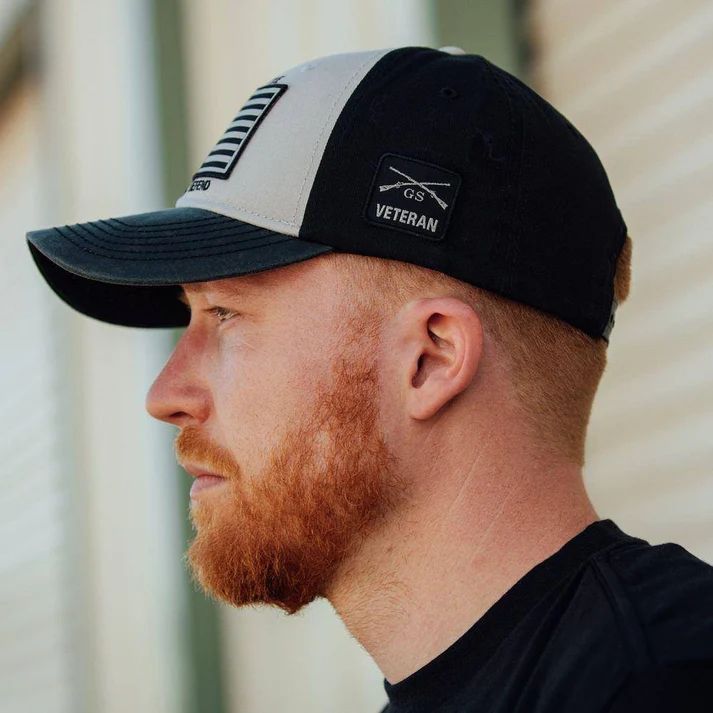 Grunt Men's Veteran Flag Hat