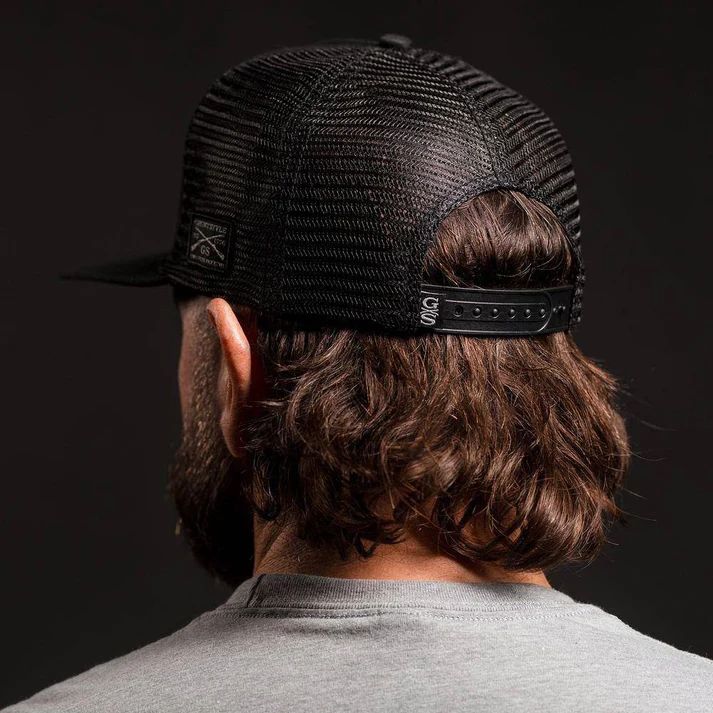 Grunt Men's Old Glory Patch Flat Bill Hat