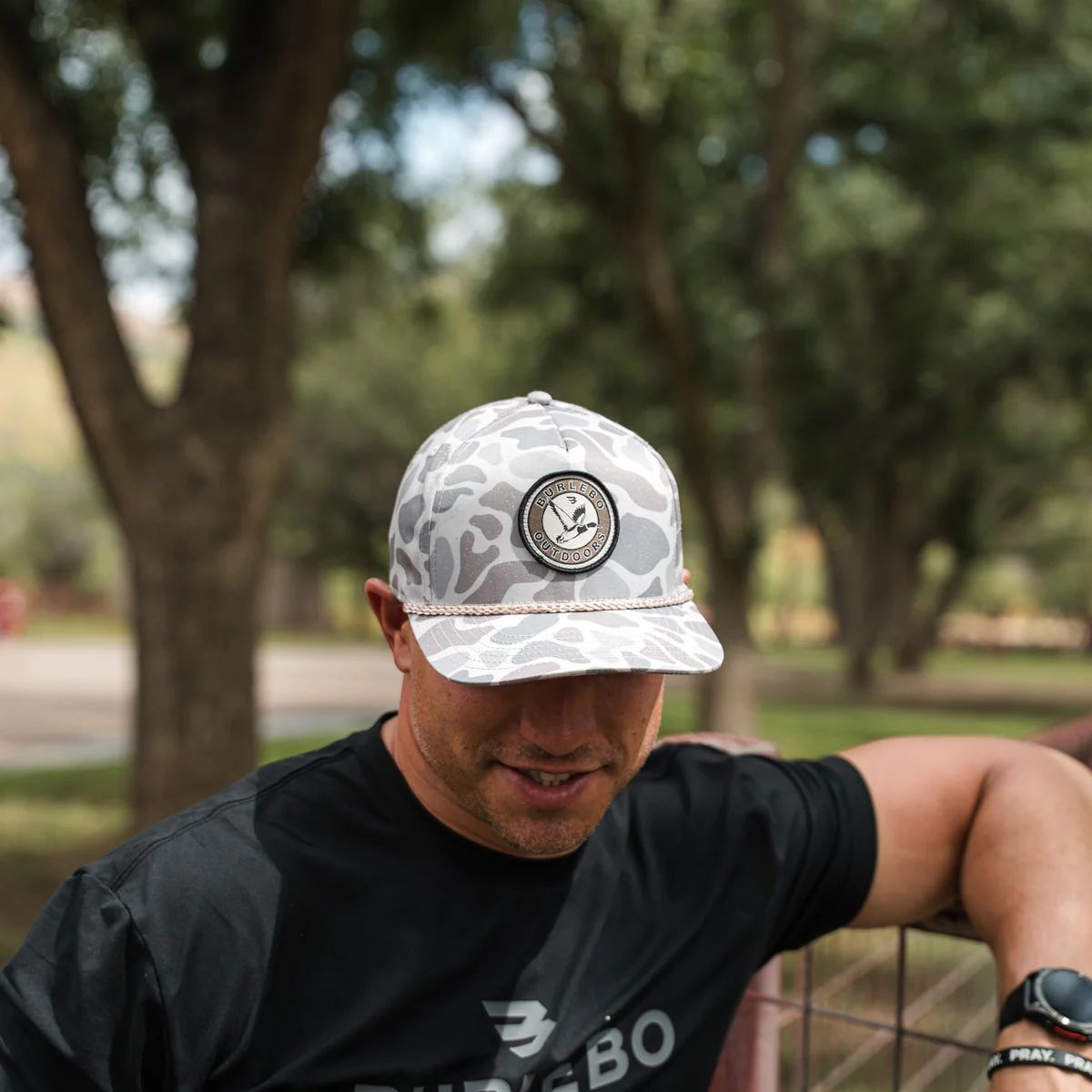 Burlebo Men's Circle Mallard Classic Deer Camo Cap