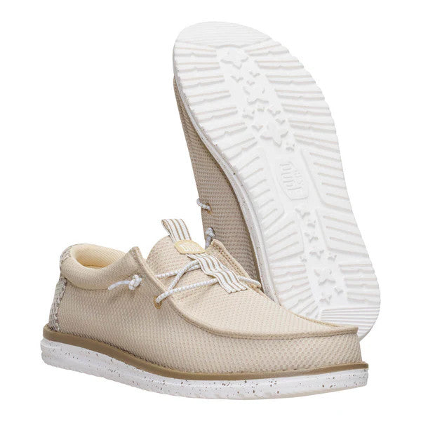 Hey Dude Men's Wally Mesh Neutrals