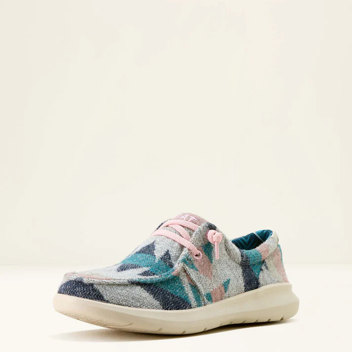 Ariat Women's Smoky Turquoise Flannel Hilo Casual Shoe