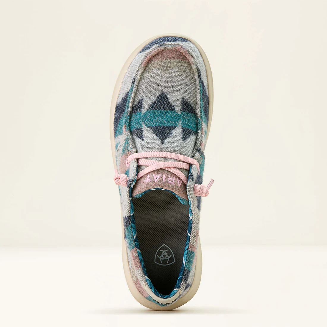 Ariat Women's Smoky Turquoise Flannel Hilo Casual Shoe
