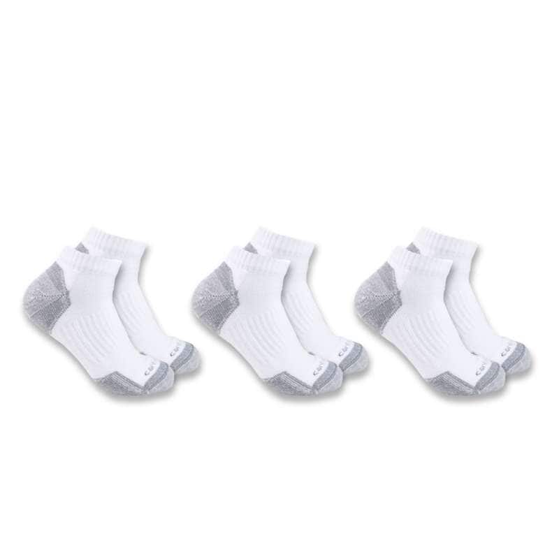 Carhartt Men's Midweight Cotton Blend Low Cut Sock - WHITE