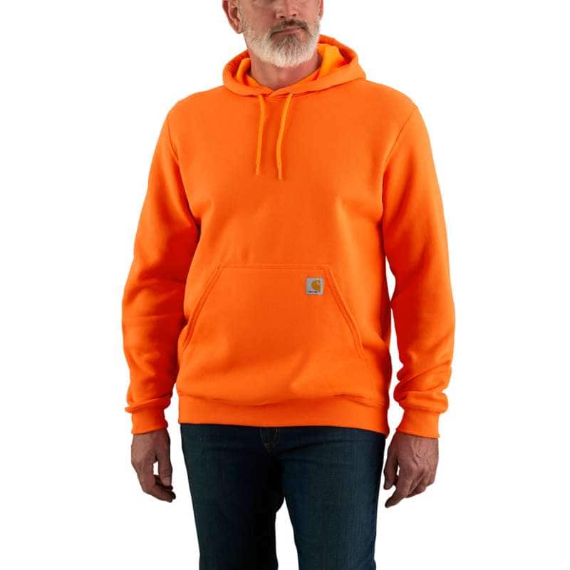 Carhartt Men's Midweight Hooded Pullover Sweatshirt - BRITE ORG BOG