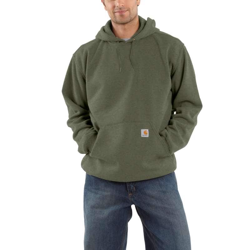 Carhartt Men's Midweight Hooded Pullover Sweatshirt - WINTER MOSS G39