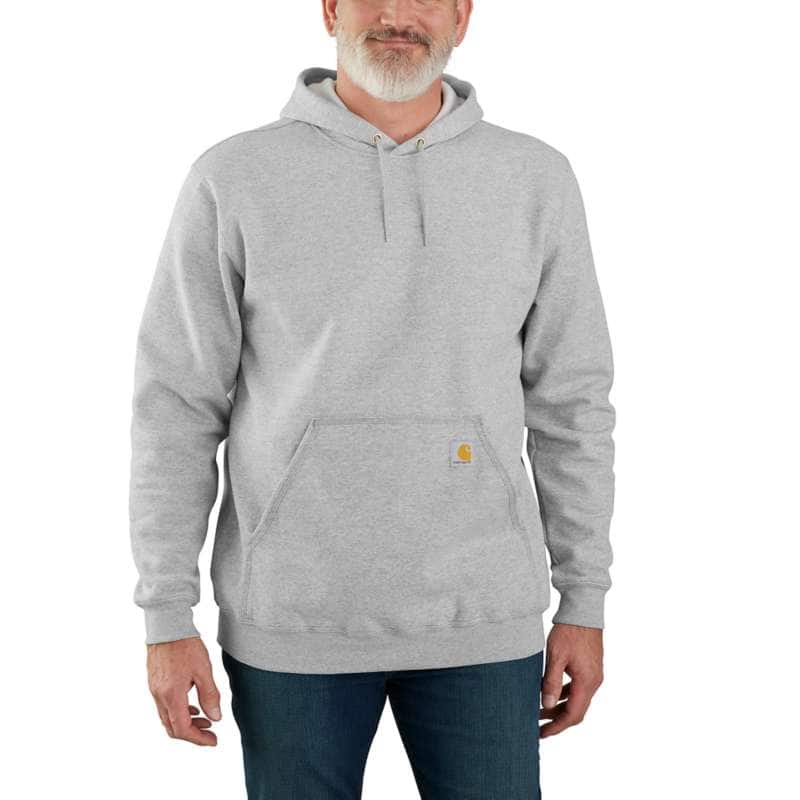 Carhartt Men's Midweight Hooded Pullover Sweatshirt - GRAY HGY
