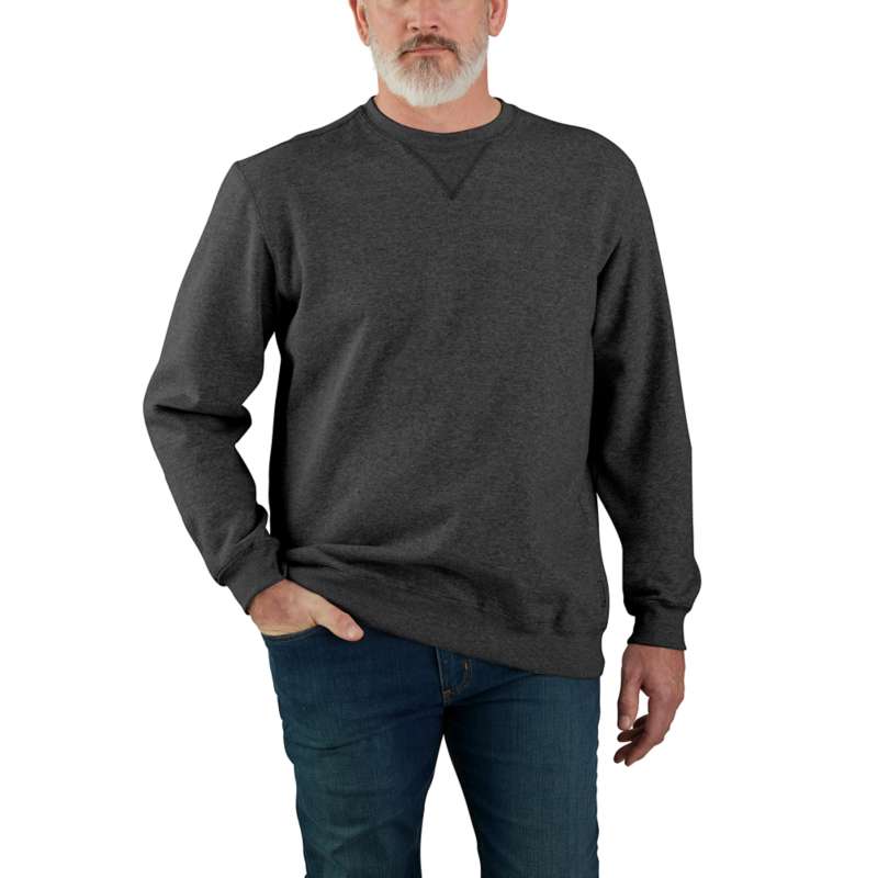 Carhartt Men's Loose Midweight Crewneck Sweatshirt - CARBON 026