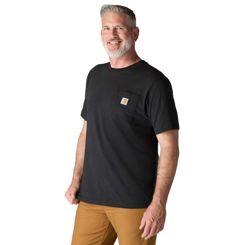 Carhartt Men's Workwear Pocket Short-Sleeve T-Shirt - BLACK BLK