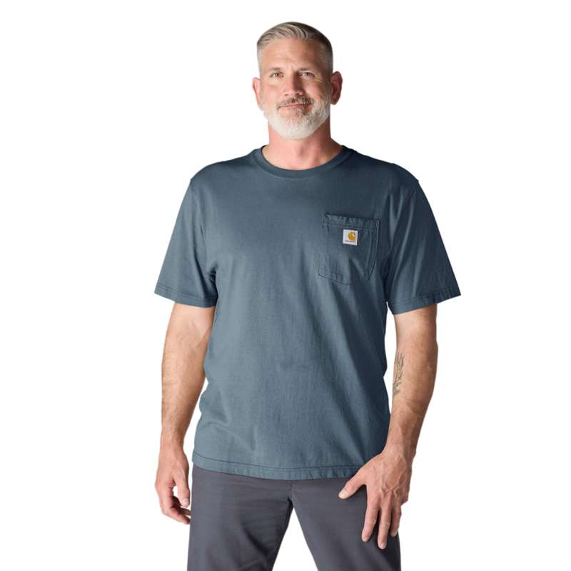 Carhartt Men's Workwear Pocket Short-Sleeve T-Shirt - BLUESTONE BLS