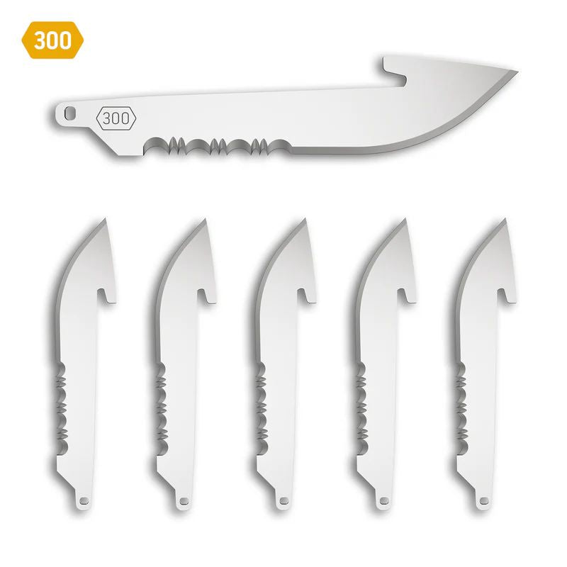 Outdoor Edge Serrated Drop Point Blade Pack 3.0"