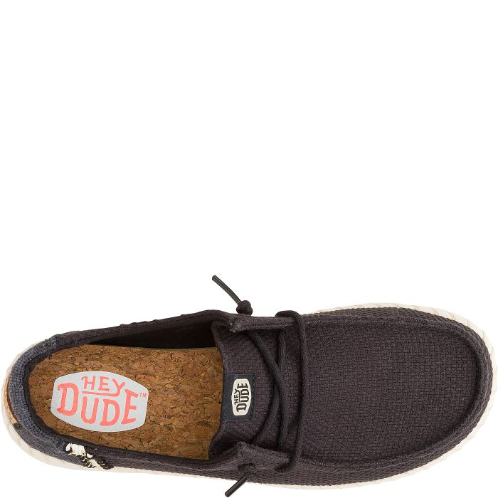 Hey Dude Women's Wendy Espadrille Woven Black
