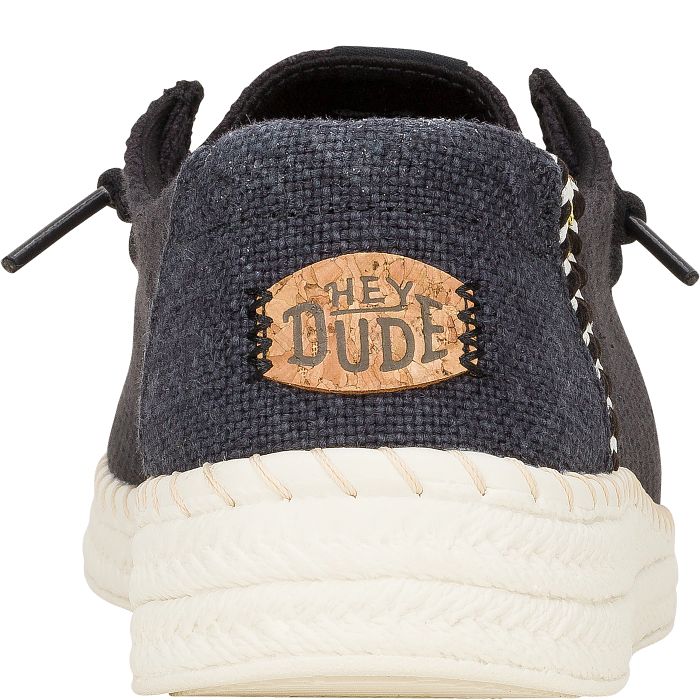 Hey Dude Women's Wendy Espadrille Woven Black
