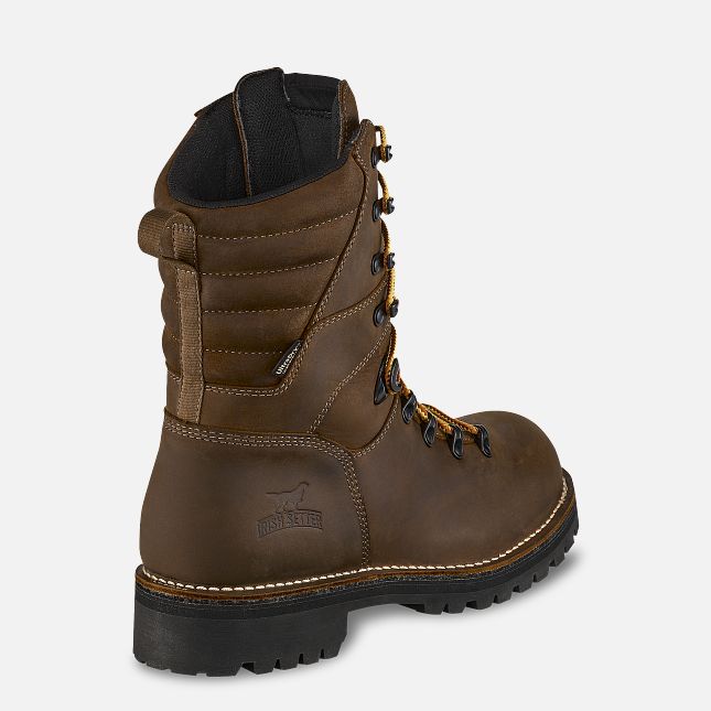 Irish Setter Men's Shorewood 9-inch Waterproof Leather Safety Toe Boot